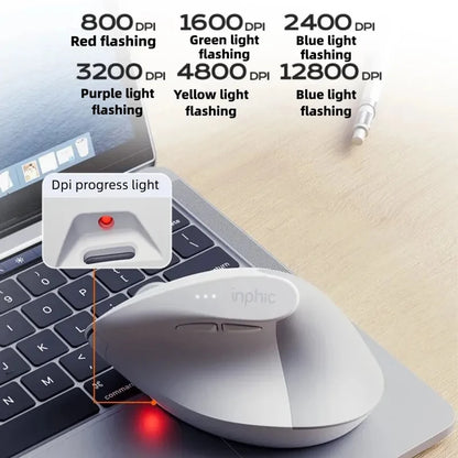X9 PRO Vertical Ergonomic Wireless Mouse