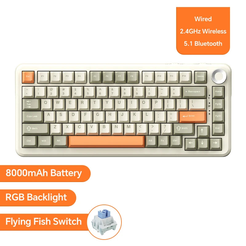 Pro Wireless Mechanical Keyboard Bluetooth
