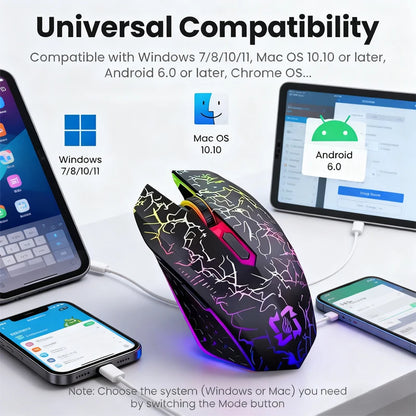 Pro Dual-Mode RGB Wireless Mouse