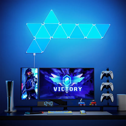 Super Thin LED Triangle RGB Quantum Wall Lights