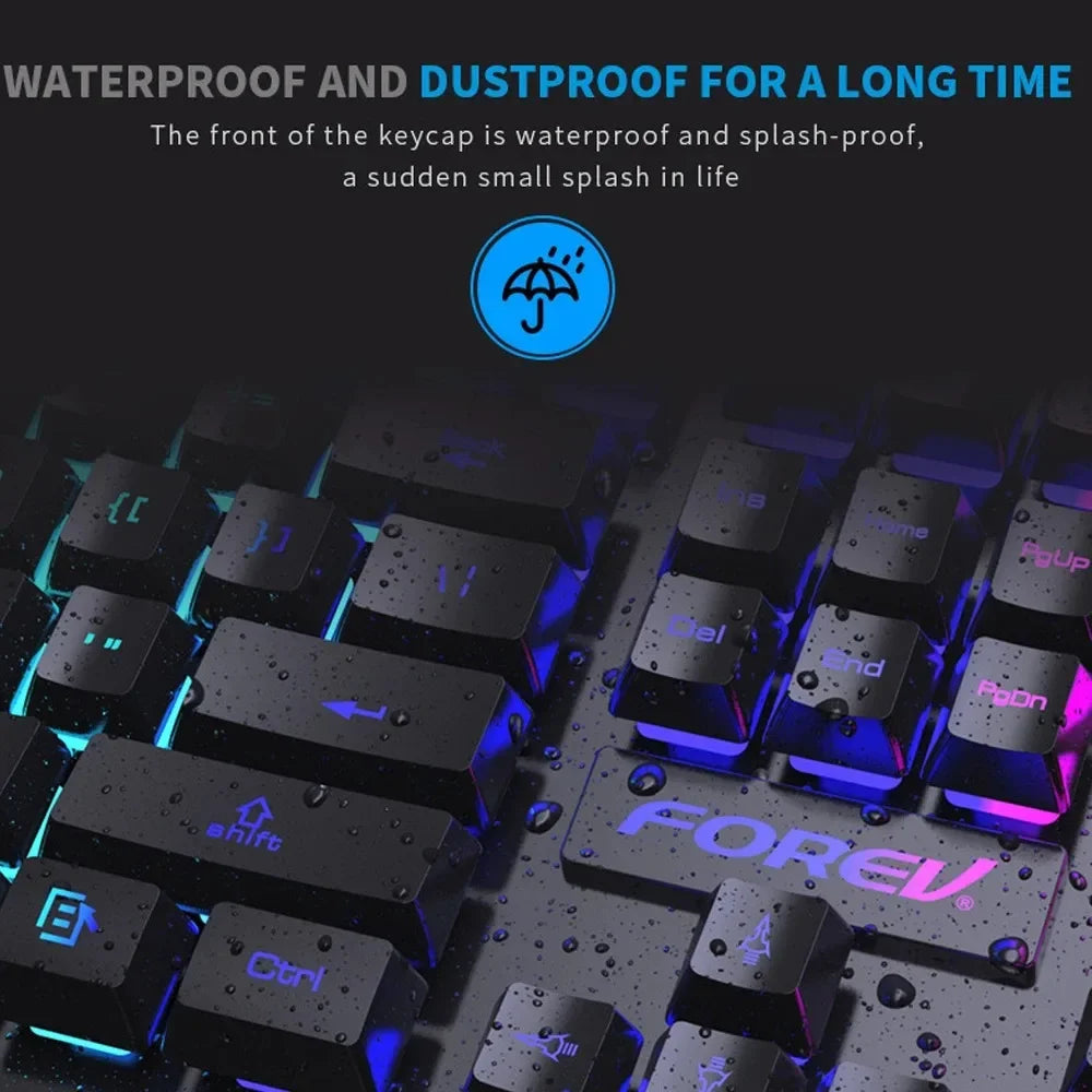 Backlit Mechanical Gaming Combo