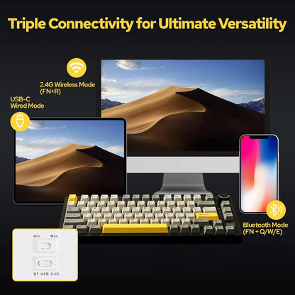 Pro Wireless Mechanical Keyboard Bluetooth