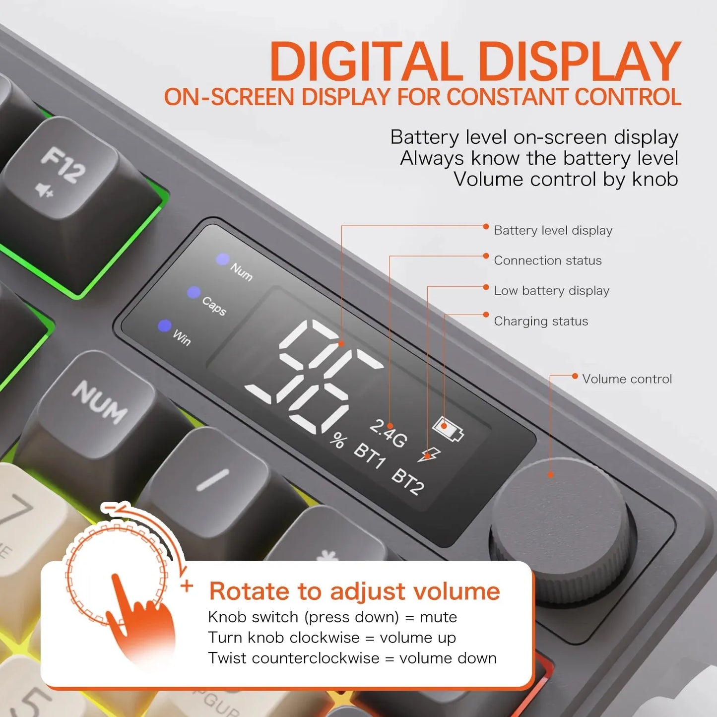M96 Wireless Gaming Keyboard