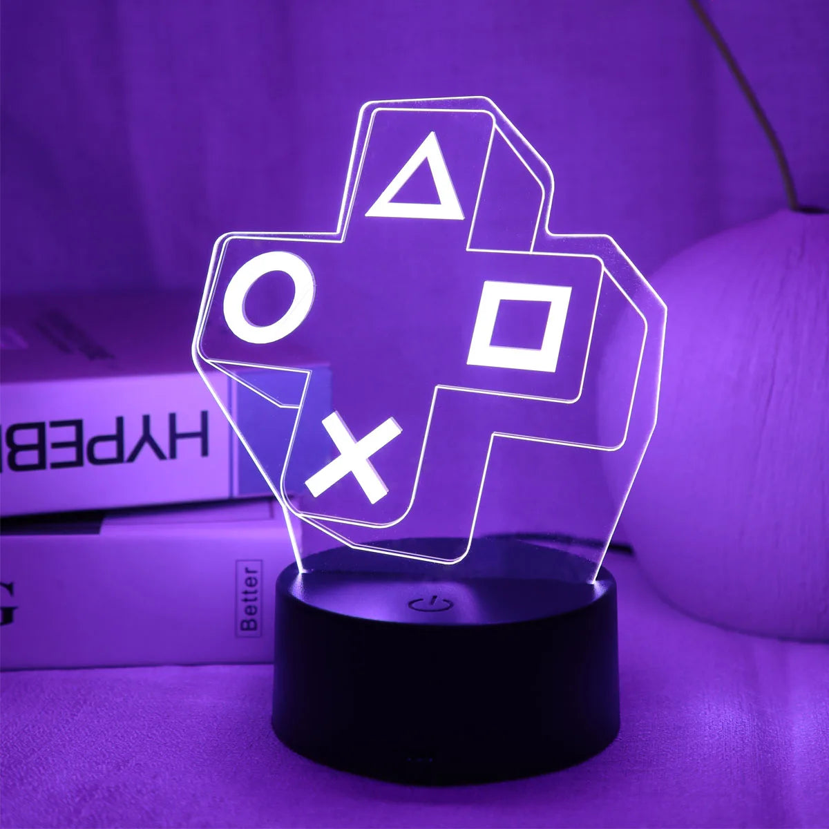 Button 3D Night Light