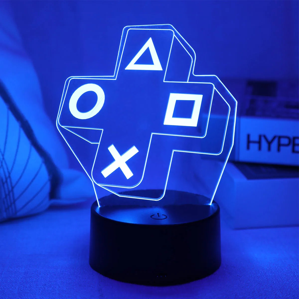 Button 3D Night Light