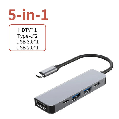USB C Hub to 4K HDMI-Compatible USB 3.0 2.0