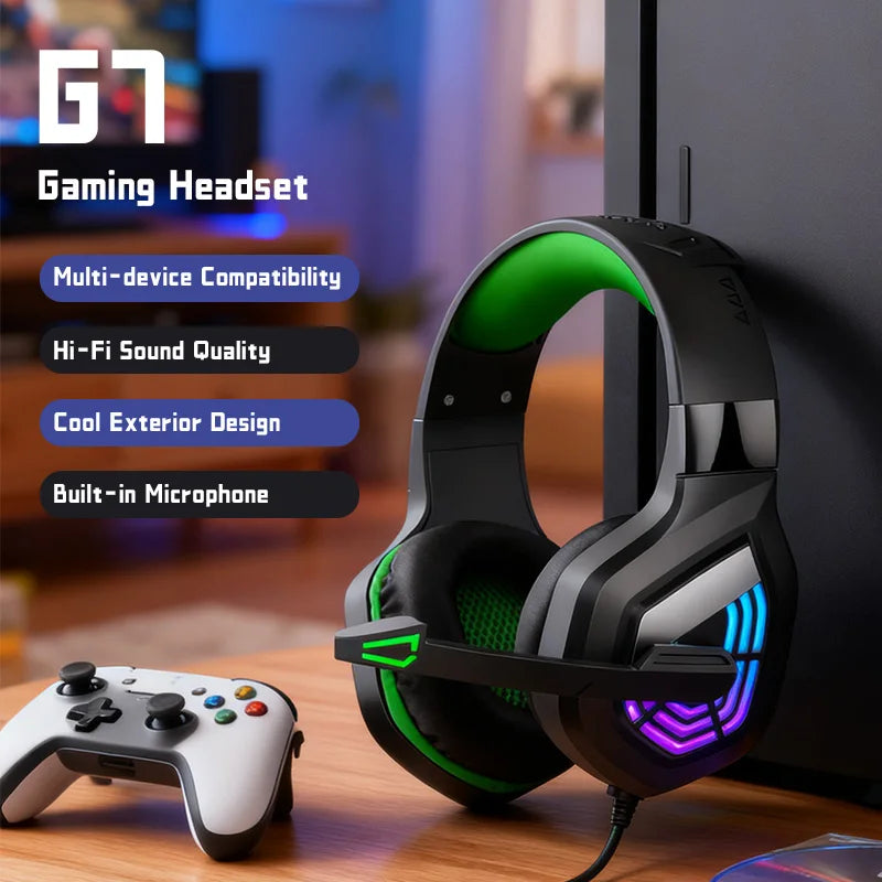 G7 LED Gaming Headset