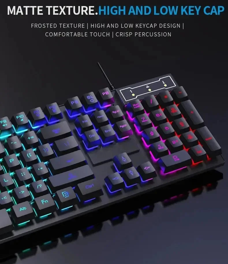 Backlit Mechanical Gaming Combo
