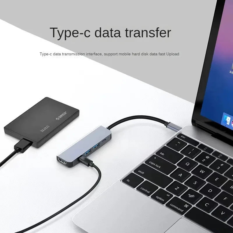 USB C Hub to 4K HDMI-Compatible USB 3.0 2.0