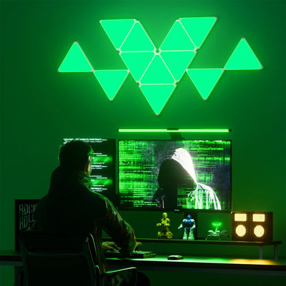 Super Thin LED Triangle RGB Quantum Wall Lights