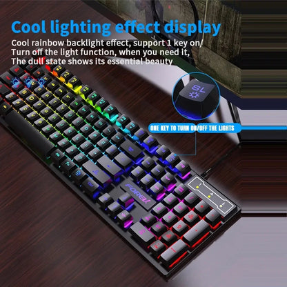 Backlit Mechanical Gaming Combo