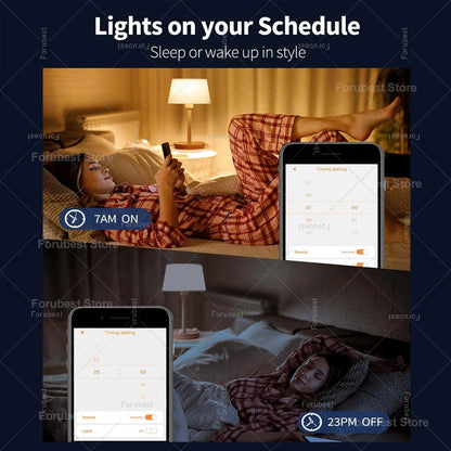 Smart RGB + CW LED Light Bulb (E27 Base)
