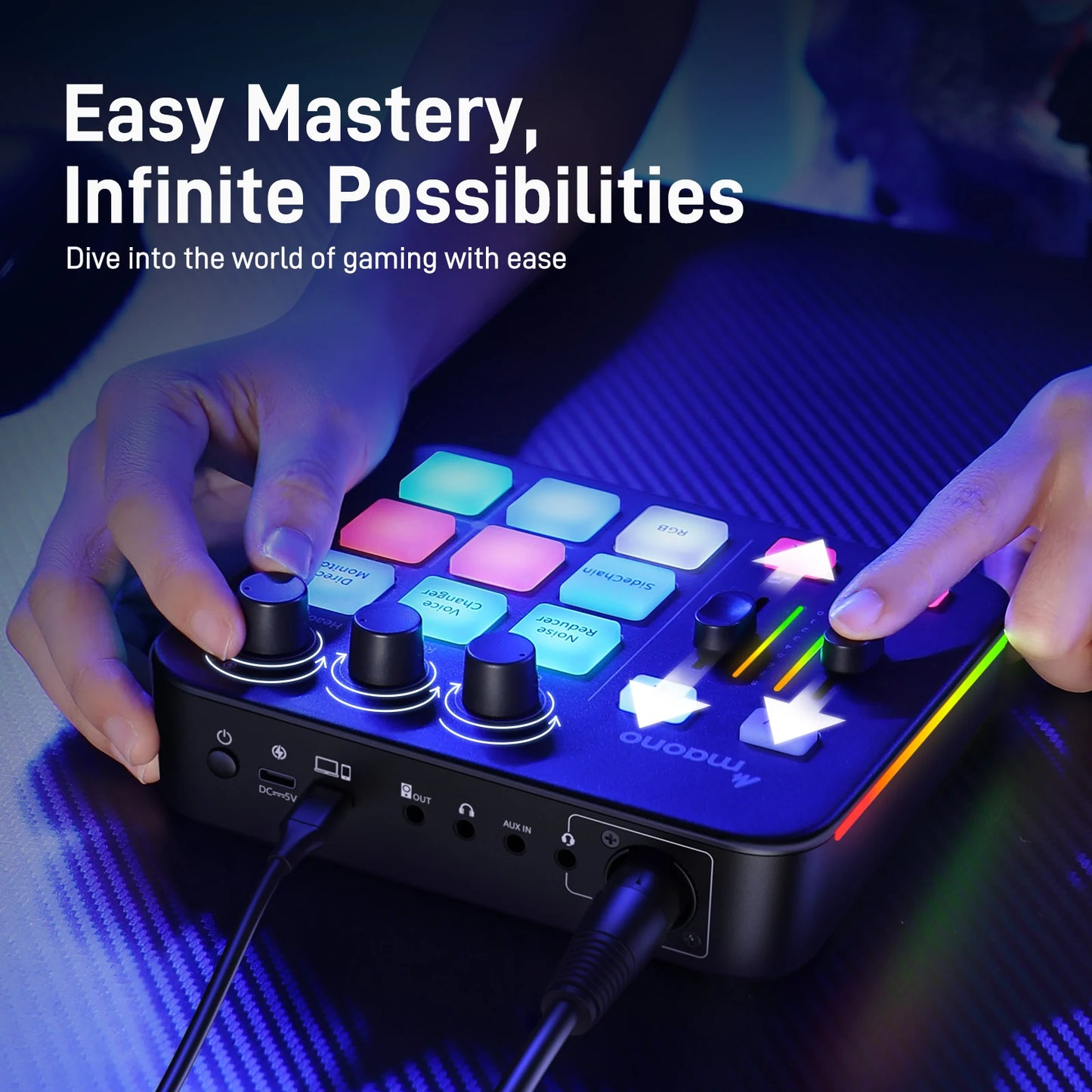 MAONO G1 NEO Pro Gaming Audio Interface & Mixer