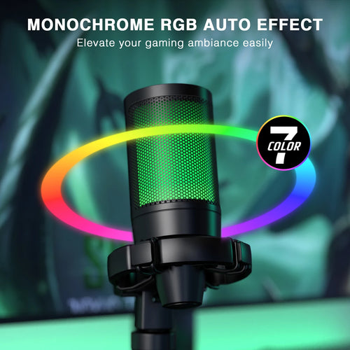AmpliGame by FIFINE A2 RGB USB Gaming Microphone
