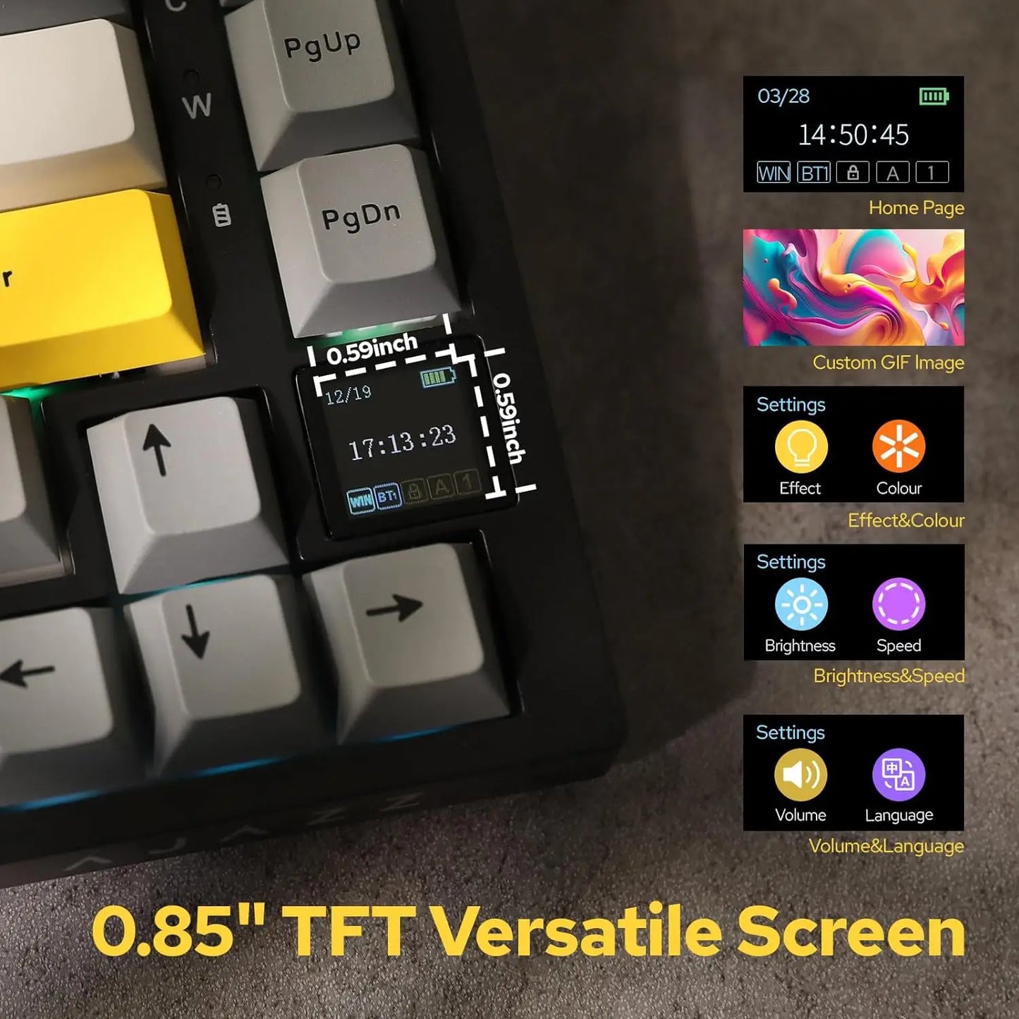 Pro Wireless Mechanical Keyboard Bluetooth