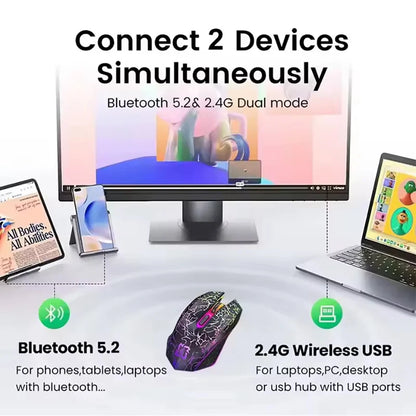 Pro Dual-Mode RGB Wireless Mouse