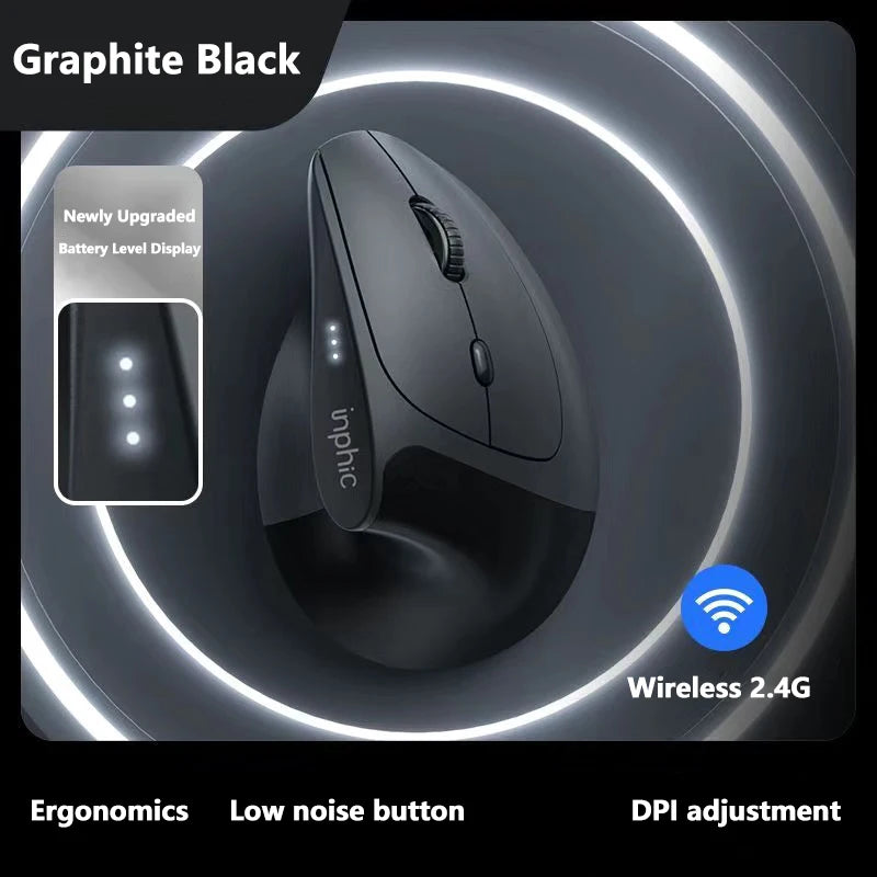 X9 PRO Vertical Ergonomic Wireless Mouse