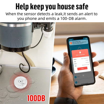 Fuers Tuya Smart WiFi Water Leakage Detector