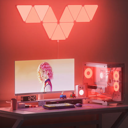 Super Thin LED Triangle RGB Quantum Wall Lights
