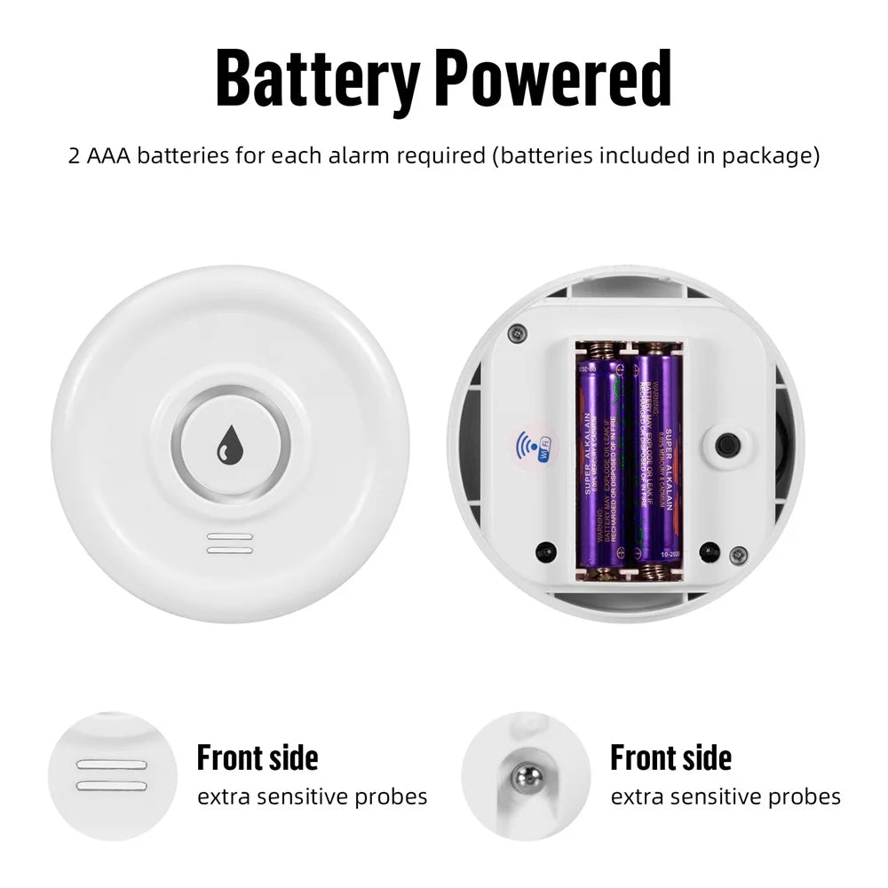 Fuers Tuya Smart WiFi Water Leakage Detector
